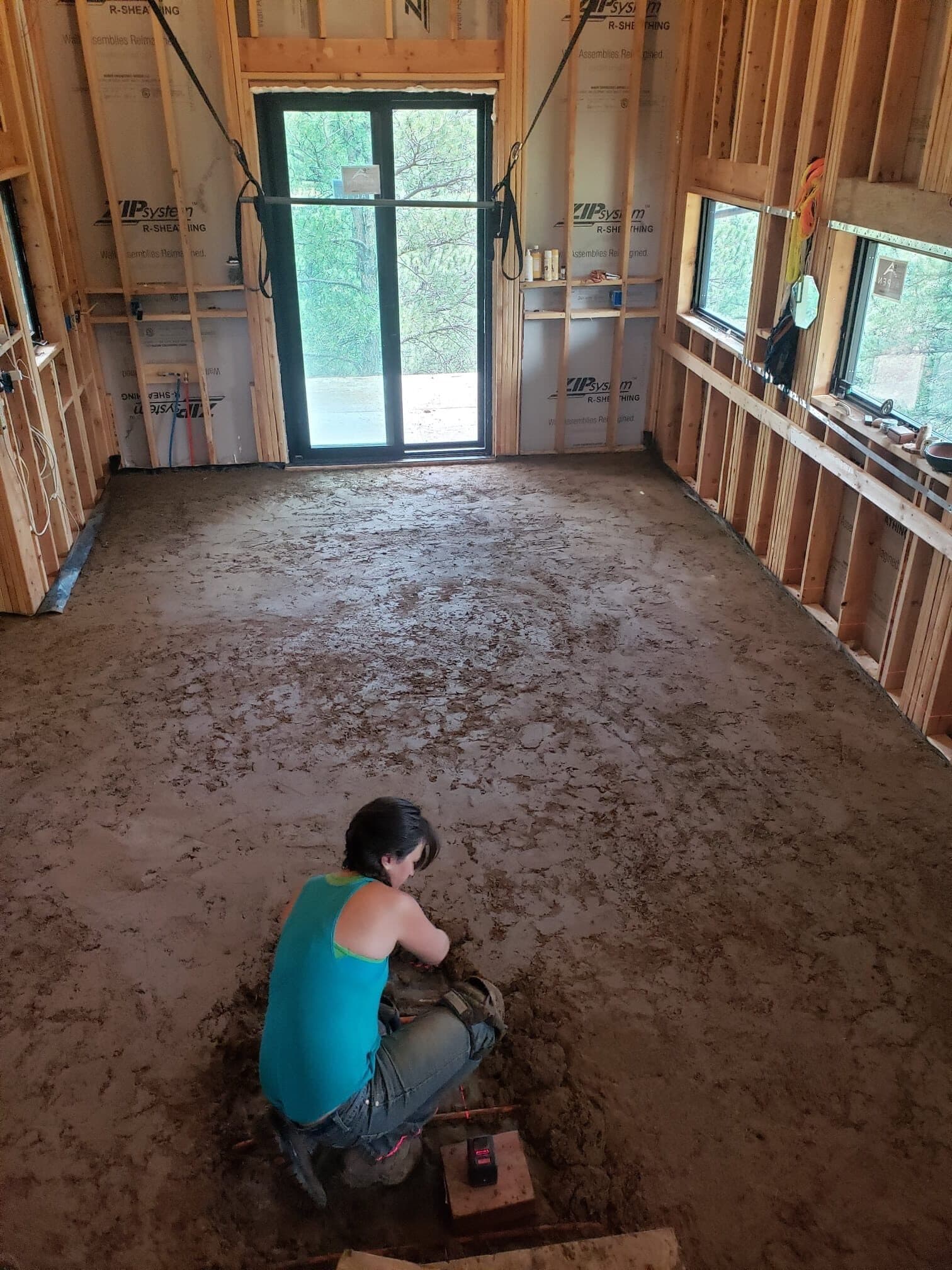 Adobe floor build