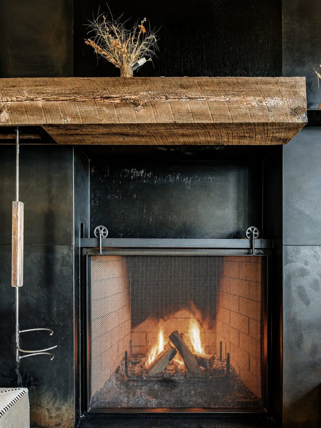 Custom fireplace