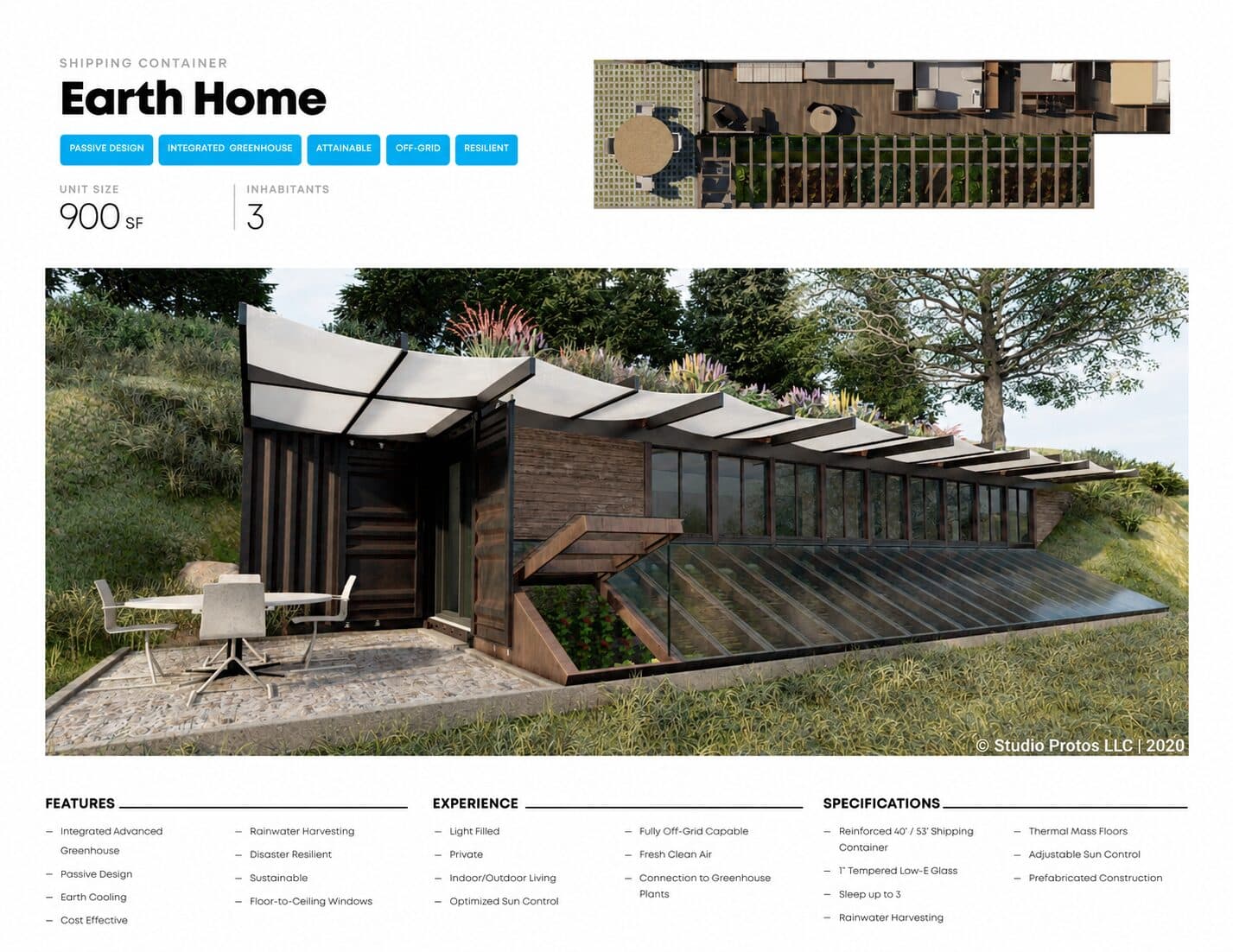 Shipping Container Earth Home