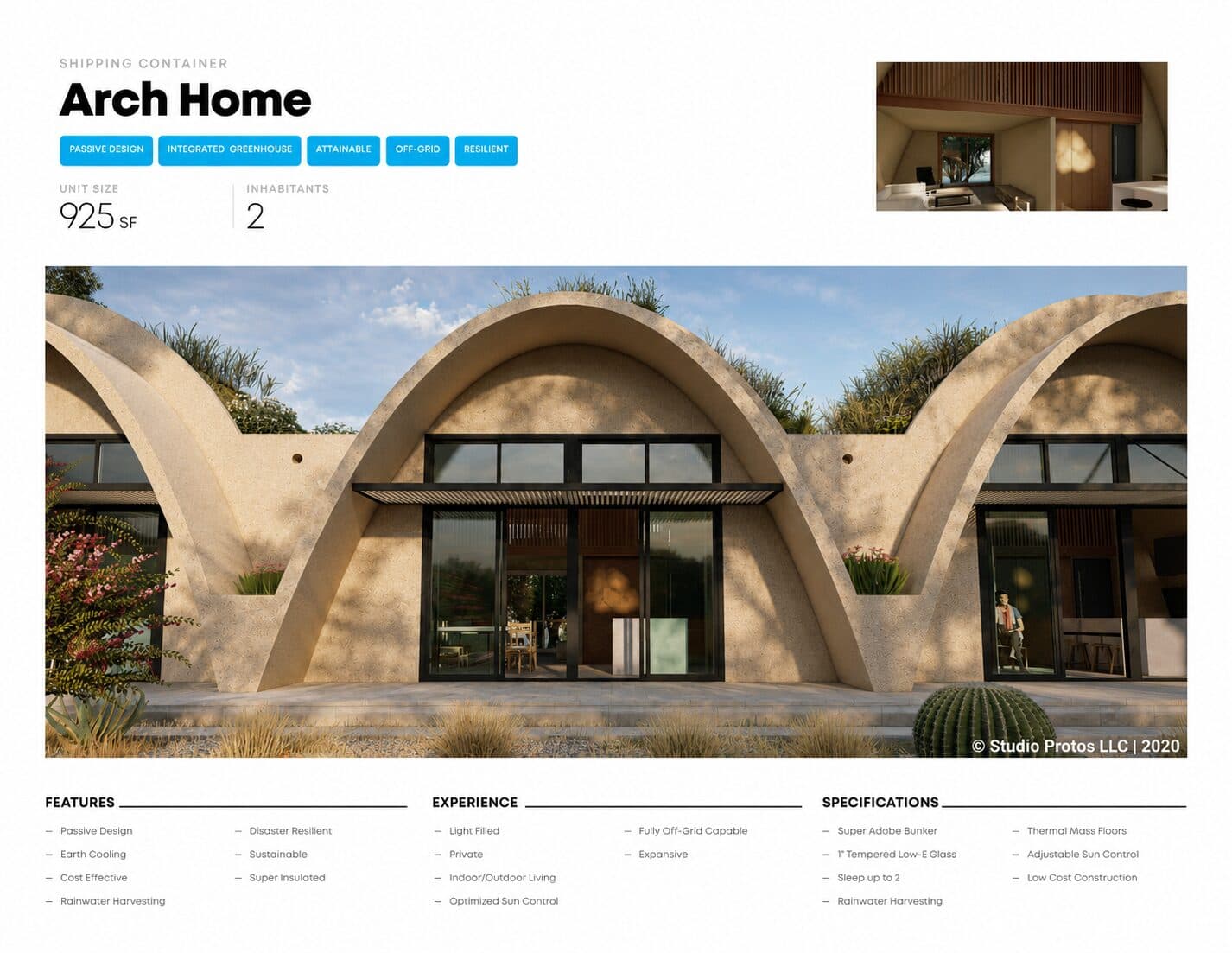 Arch Home shipping container
