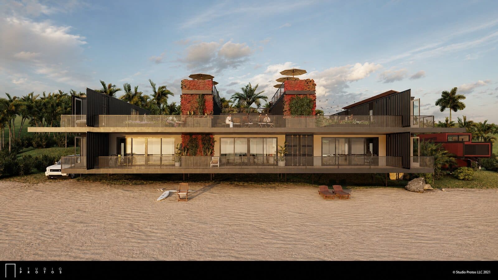 Container resort