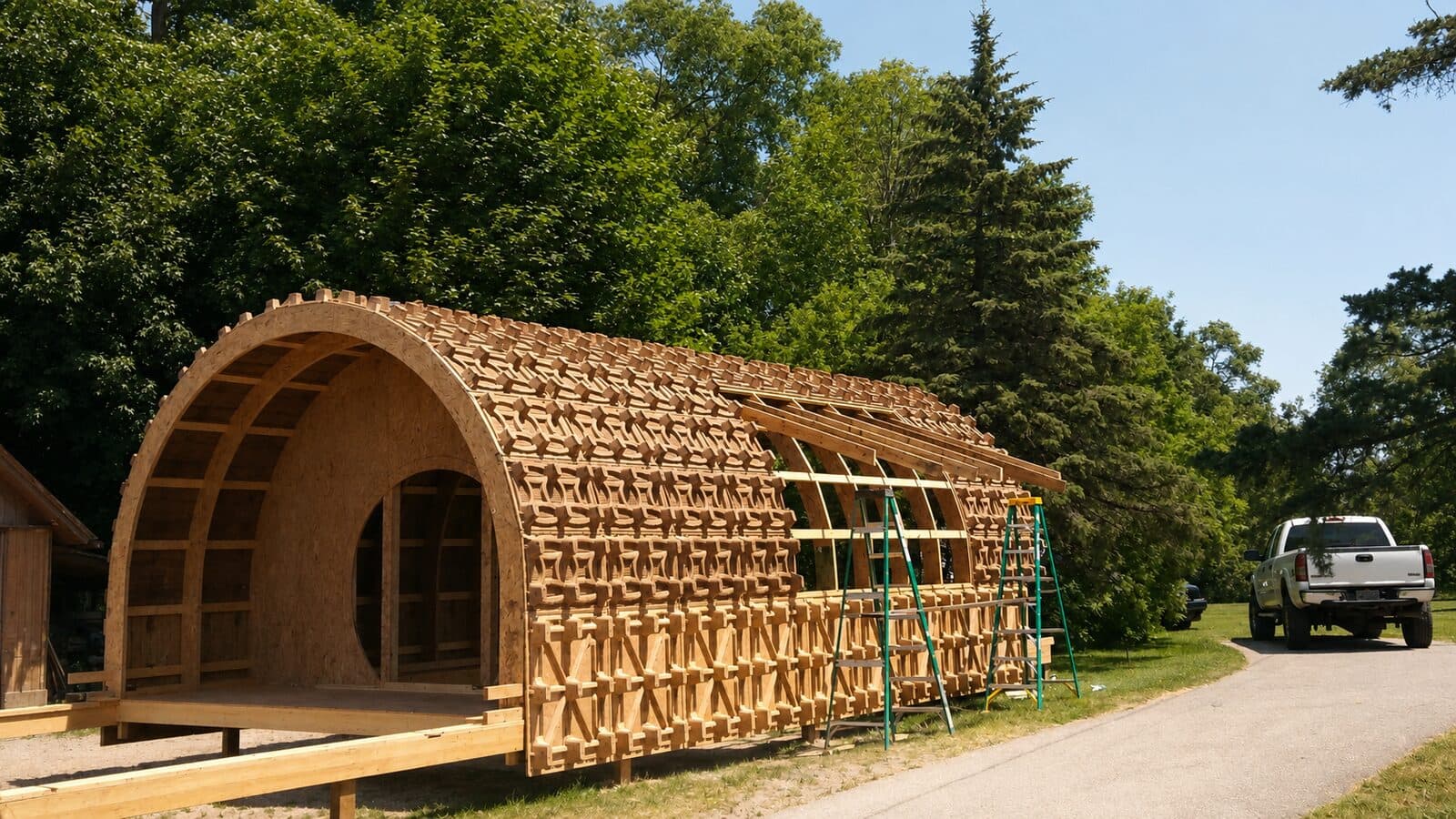 Radius Roof Rafter Prototype