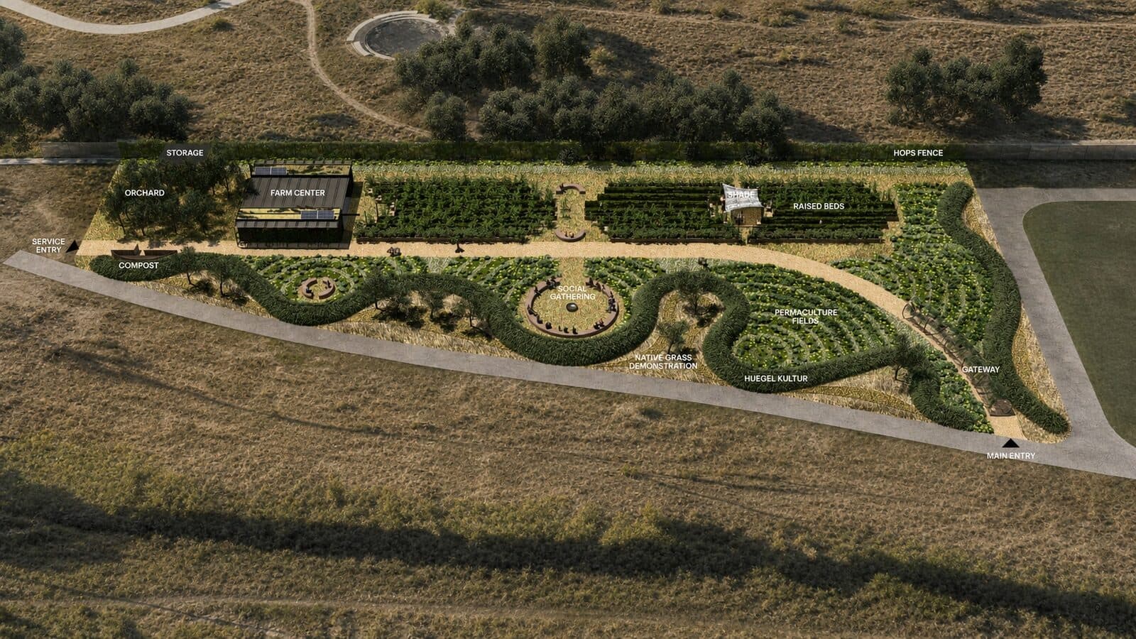 Village Farm masterplan